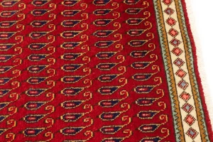 Vintage Tribal Red 3'4X9'7 Botemir Persian Runner Rug