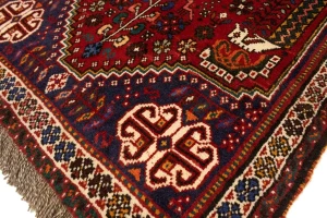 Red Tribal 3X5 Shiraz Persian Rug