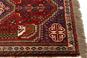 Red Tribal 3X5 Shiraz Persian Rug