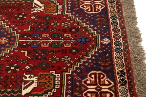 Red Tribal 3X5 Shiraz Persian Rug