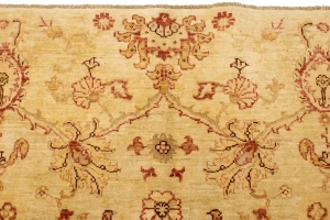 Beige Traditional Floral 5X7 Ziegler Pakistan Rug