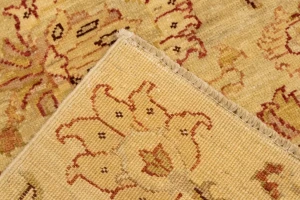 Beige Traditional Floral 5X7 Ziegler Pakistan Rug
