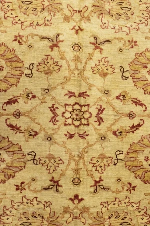 Beige Traditional Floral 5X7 Ziegler Pakistan Rug