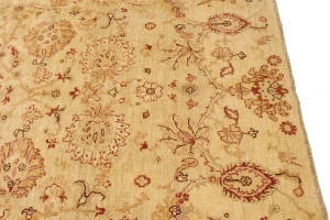 Beige Traditional Floral 5X7 Ziegler Pakistan Rug