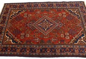 Semi Antique Red Tribal 4X7 Joshaghan Persian Rug