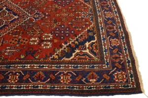 Semi Antique Red Tribal 4X7 Joshaghan Persian Rug