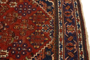 Semi Antique Red Tribal 4X7 Joshaghan Persian Rug
