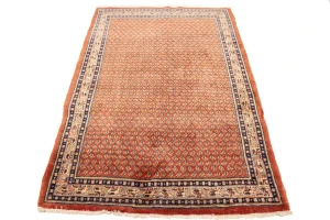 Vintage Tribal Rusty Red 4'5X6'6 Botemir Persian Rug