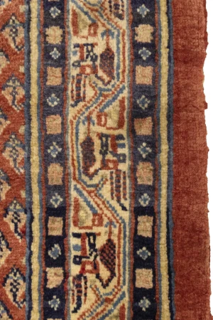 Vintage Tribal Rusty Red 4'5X6'6 Botemir Persian Rug