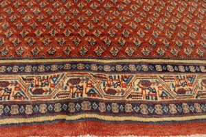 Vintage Tribal Rusty Red 4'5X6'6 Botemir Persian Rug