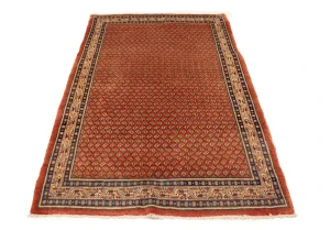 Vintage Tribal Rusty Red 4'5X6'6 Botemir Persian Rug