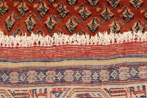 Vintage Tribal Rusty Red 4'5X6'6 Botemir Persian Rug