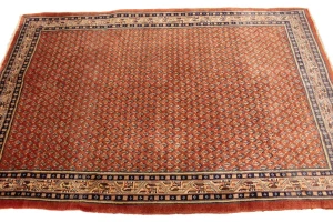 Vintage Tribal Rusty Red 4'5X6'6 Botemir Persian Rug