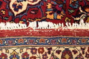 Antique Red Traditional 11X16 Mashad Persian Rug