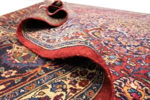 Antique Red Traditional 11X16 Mashad Persian Rug