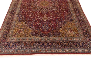 Antique Red Traditional 11X16 Mashad Persian Rug