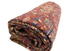 Antique Red Traditional 11X16 Mashad Persian Rug