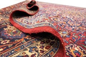 Antique Red Traditional 11X16 Mashad Persian Rug