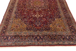 Antique Red Traditional 11X16 Mashad Persian Rug