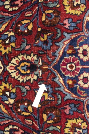 Antique Red Traditional 11X16 Mashad Persian Rug