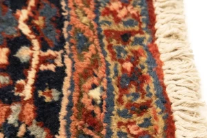 Antique Rusty Red Floral 10'3X14'5 Heriz Goravan Persian Rug
