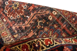 Semi Antique Red Geometric 11X15 Heriz Persian Rug