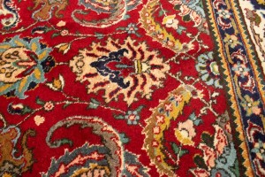 Semi Antique Red Traditional 10X15 Tabriz Persian Rug