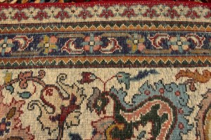 Semi Antique Red Traditional 10X15 Tabriz Persian Rug