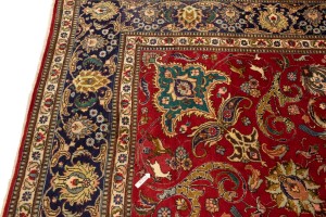 Semi Antique Red Traditional 11'5X14 Tabriz Persian Rug