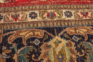 Semi Antique Red Traditional 11'5X14 Tabriz Persian Rug
