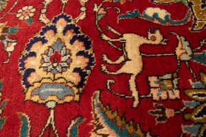 Semi Antique Red Traditional 11'5X14 Tabriz Persian Rug
