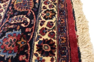 Antique Red Traditional 10'5X16'7 Mashad Persian Rug