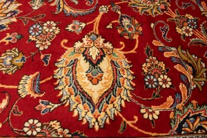 Semi Antique Red Traditional 12X15 Tabriz Persian Rug