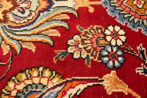 Semi Antique Red Traditional 12X15 Tabriz Persian Rug