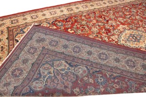 Semi Antique Red Floral 10X16 Mahal Persian Rug