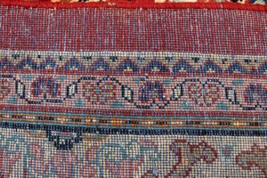 Semi Antique Red Floral 10X16 Mahal Persian Rug