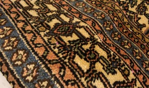 Antique Peach Orange Tribal 11X15 Hamedan Persian Rug