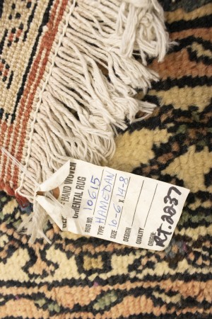Antique Peach Orange Tribal 11X15 Hamedan Persian Rug
