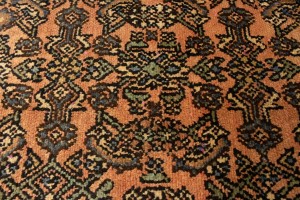 Antique Peach Orange Tribal 11X15 Hamedan Persian Rug