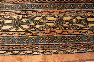 Antique Peach Orange Tribal 11X15 Hamedan Persian Rug