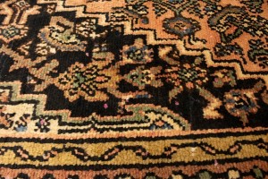 Antique Peach Orange Tribal 11X15 Hamedan Persian Rug