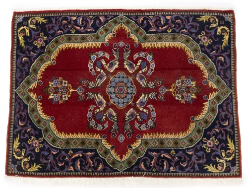 Red Vintage Floral 2X3 Kashan Persian Oriental Rug