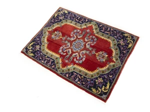 Red Vintage Floral 2X3 Kashan Persian Oriental Rug