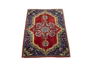 Red Vintage Floral 2X3 Kashan Persian Oriental Rug