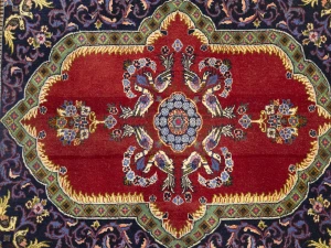 Red Vintage Floral 2X3 Kashan Persian Oriental Rug