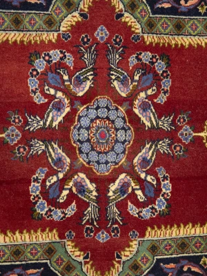 Red Vintage Floral 2X3 Kashan Persian Oriental Rug