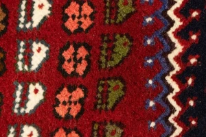 Red Tribal 3'4X4'8 Shiraz Persian Rug
