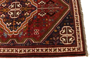 Rusty Red Tribal 3'5X5 Shiraz Persian Rug