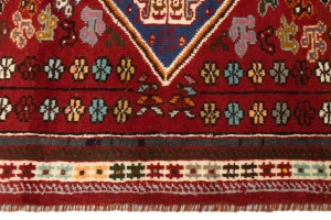 Red Tribal 3'5X5 Shiraz Persian Rug