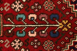 Red Tribal 3'5X5 Shiraz Persian Rug